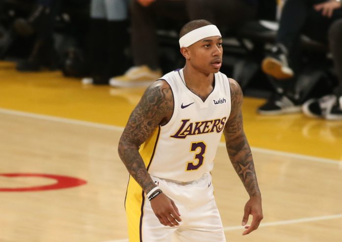 Isaiah Thomas with the Lakers in 2018.