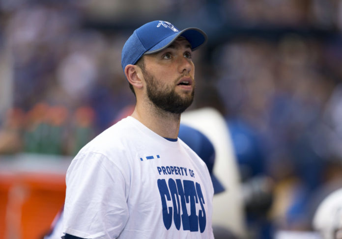 Andrew Luck with the Indianapolis Colts in 2017