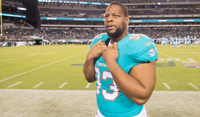 Ndamukong Suh with the Dolphins in 2017