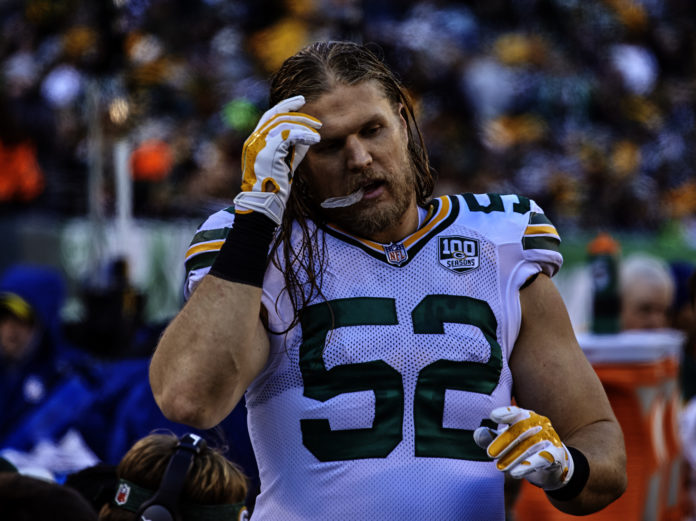 Clay Matthews with Packers