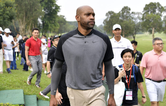 Vince Carter at Yao Foundation Charity Golf Game in 2017