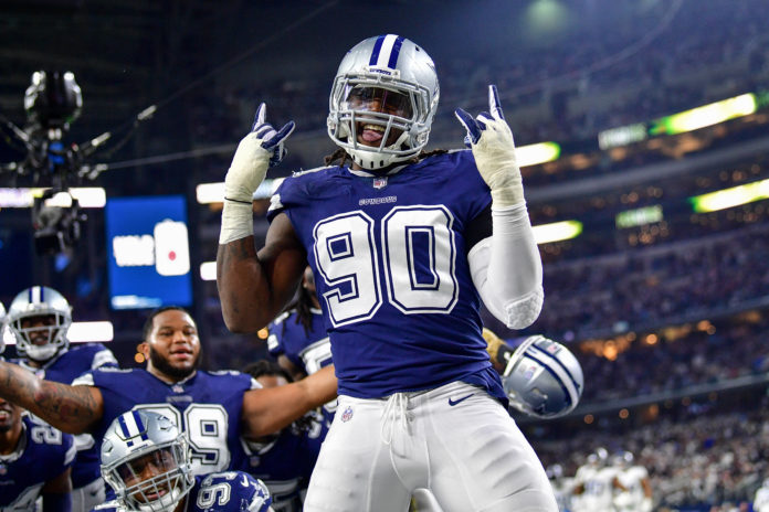 DeMarcus Lawrence with the Dallas Cowboys in 2018