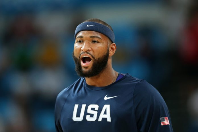 DeMarcus Cousins with USA Basketball in 2016