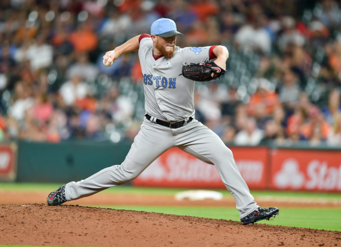 Craig Kimbrel with Boston Red Sox in 2017