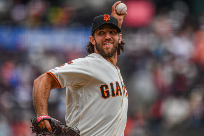 Madison Bumgarner with Giants in 2019