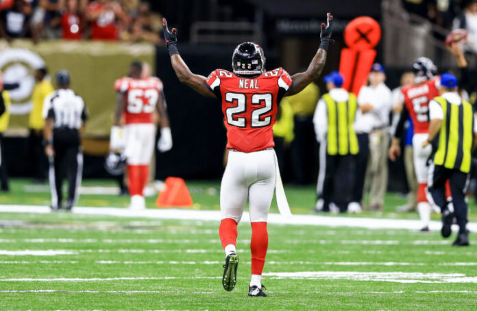 Atlanta Falcons strong safety Keanu Neal in 2016.