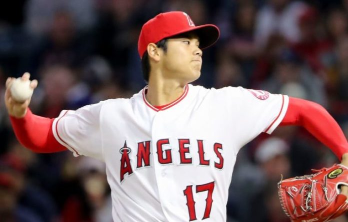 Los Angeles Angels starting pitcher Shohei Ohtani in 2018
