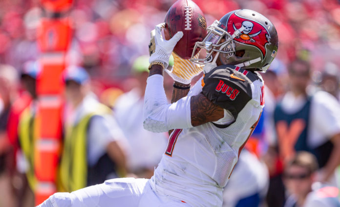 DeSean Jackson in 2018 with Tampa Bay