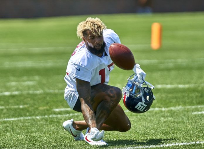 Odell Beckham, Jr with Giants in 2017