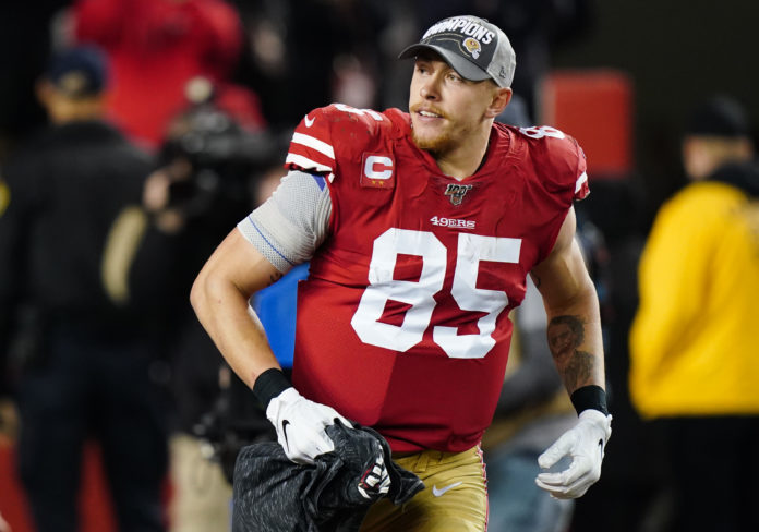 George Kittle with the 49ers