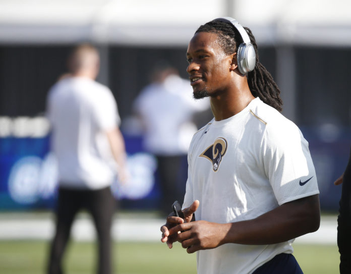 Todd Gurley with the Rams