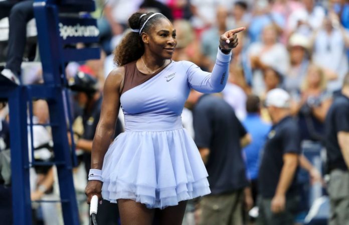 Serena Williams at the 2018 US Open. Photo by Dave Shopland/BPI/REX/Shutterstock
