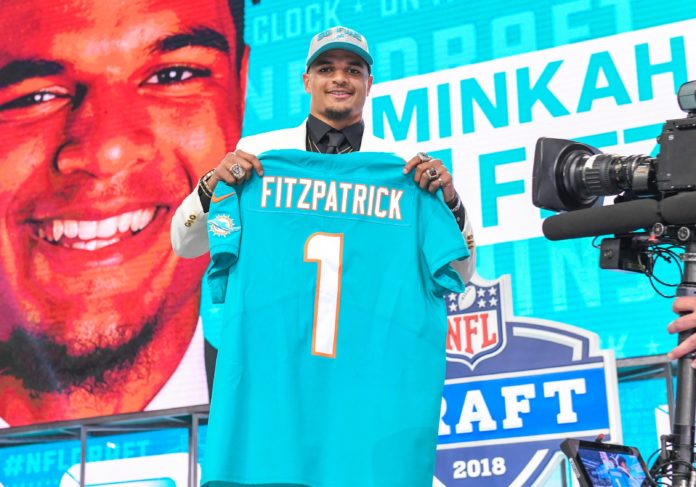 Minkah Fitzpatrick on Draft Day in 2018