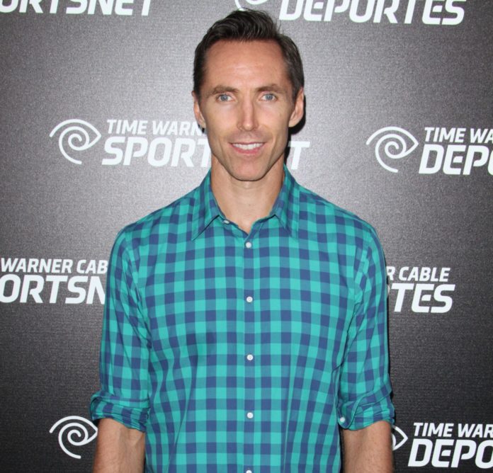 Steve Nash at the Launch Of Time Warner Cable SportsNet in 2012