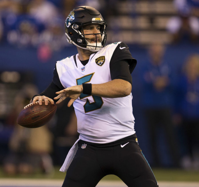Blake Bortles with Jags in 2017