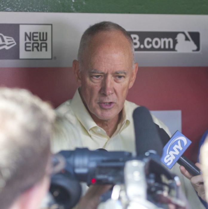 Sandy Alderson during his time managing the New York Mets in 2015