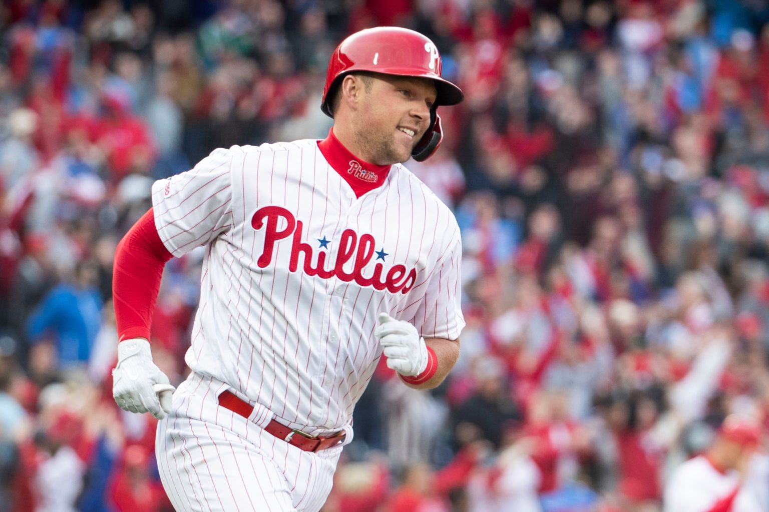 Phillies 1B Rhys Hoskins to Miss 46 Months After Elbow Surgery
