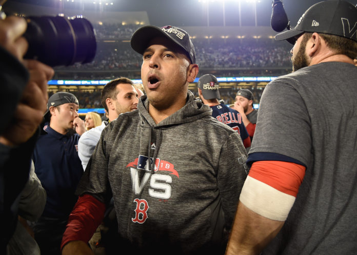 Red Sox's manager Alex Cora