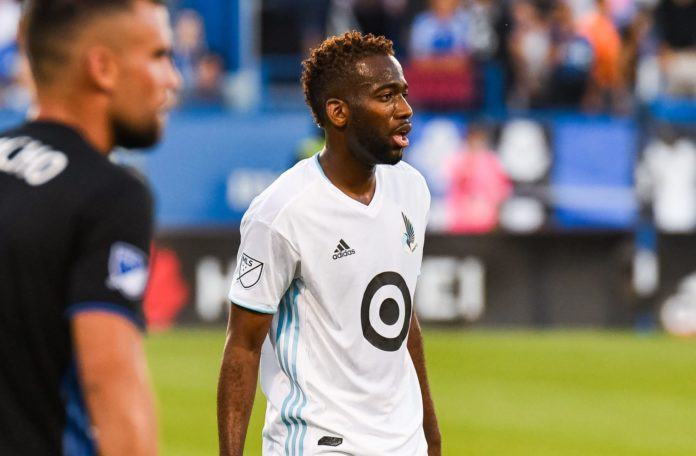Kevin Molino with Minnesota United in 2019