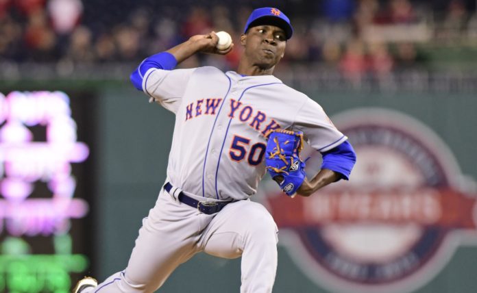 Rafael Montero with the New York Mets in 2015