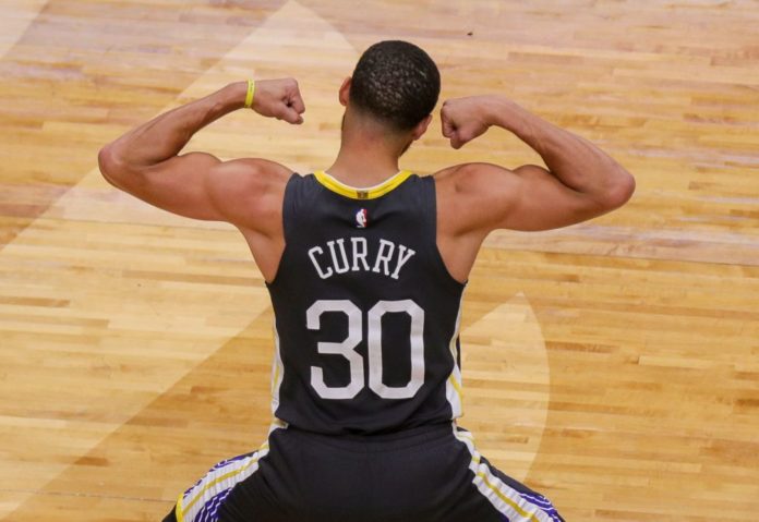 Warriors guard Stephen Curry in 2018