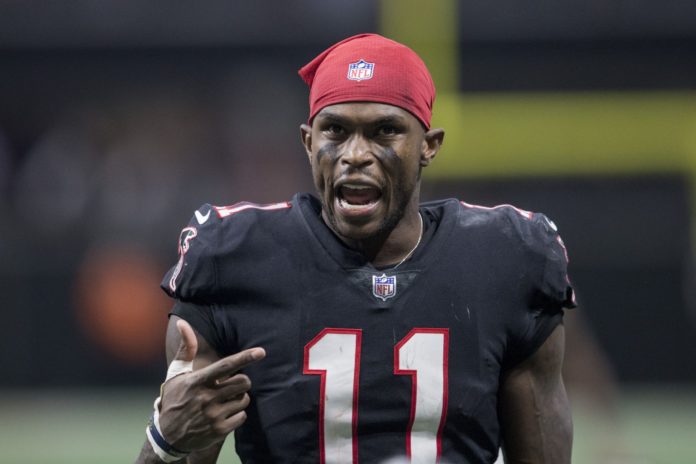 Julio Jones with the Falcons
