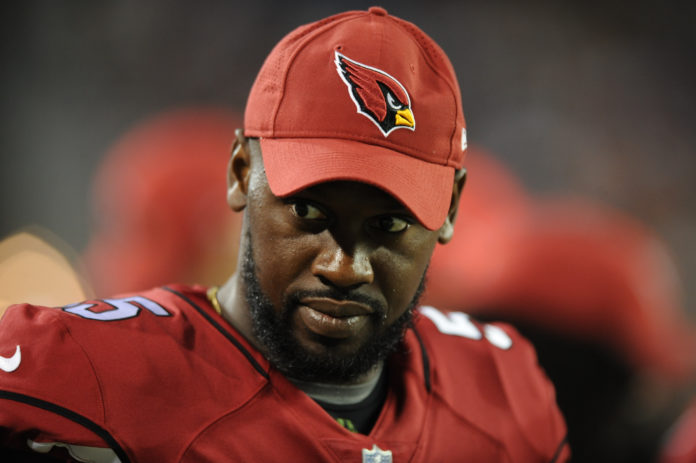 Chandler Jones with the Arizona Cardinals in 2017