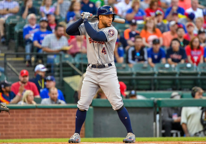 George Springer while playing with Houston Astros