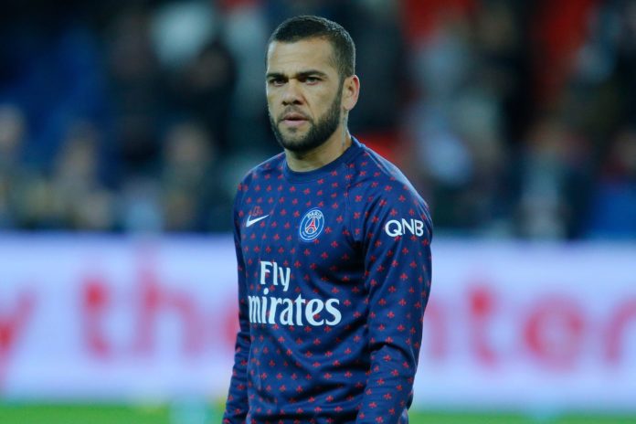 Dani Alves while with PSG in 2019
