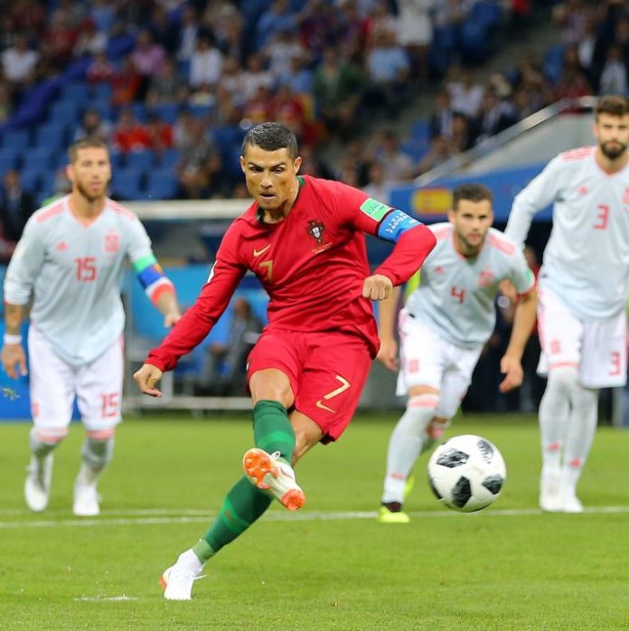Cristiano Ronaldo at the 2018 World Cup