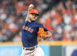 Houston Astros starting pitcher Lance McCullers Jr. in 2018