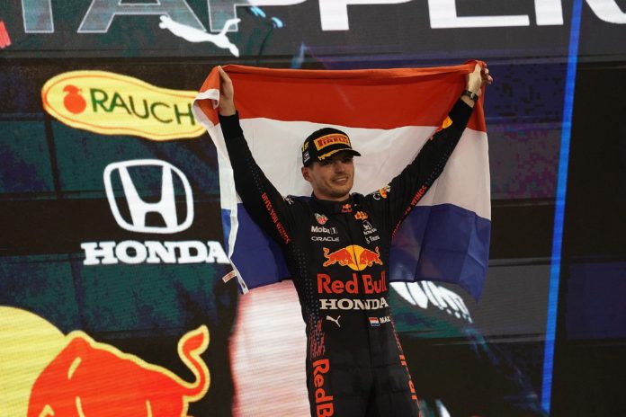World Champion Max Verstappen in December.