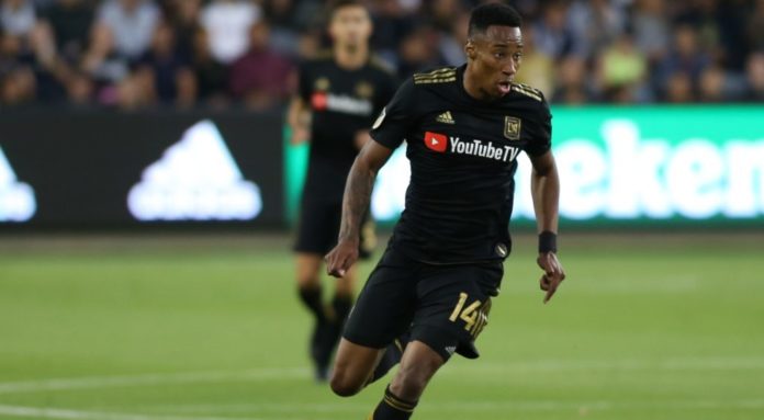 Mark-Anthony Kaye with Los Angeles FC in 2018