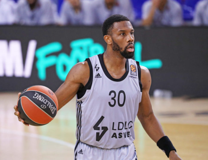 Norris Cole during the match between FC Barcelona and ASVEL Lyon-Villeurbanne in 2021