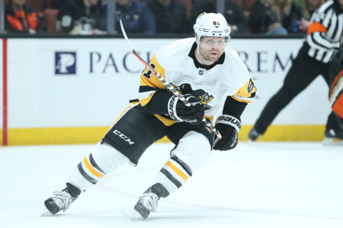 Phil Kessel with the Pittsburgh Penguins in 2019