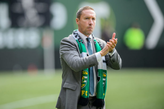 Coach Caleb with the Portland Timbers in 2-17