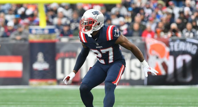J.C. Jackson with the New England Patriots in 2021
