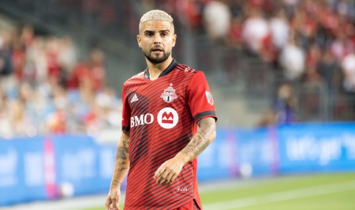 Lorenzo Insigne with Toronto in August 2022