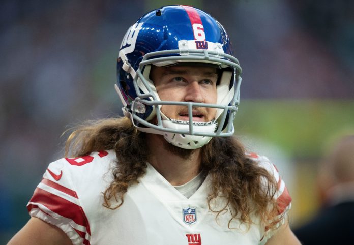 NY Giants' punter Jamie Gillan