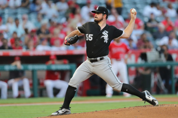 Carlos Rodon with the Chicago White Sox in 2018