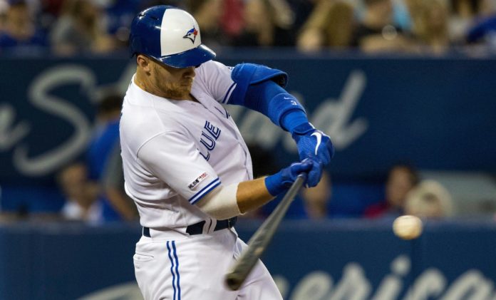 Brandon Drury with the Toronto Blue Jays in 2019