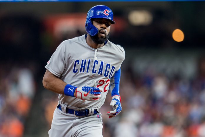 Jason Heyward with the Chicago Cubs in 2019