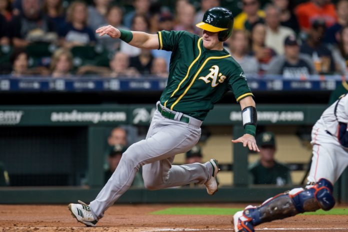 Sean Murphy with the Oakland Athletics in 2019