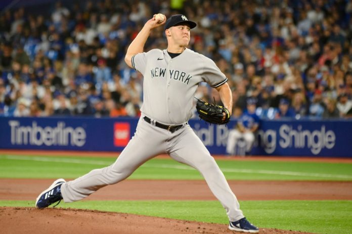 Jameson Taillon with the New York Yankees in September 2022