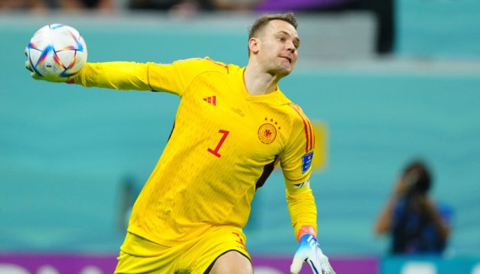 Goalkeeper Manuel Neuer of Germany during the Spain v Germany, FIFA World Cup 2022