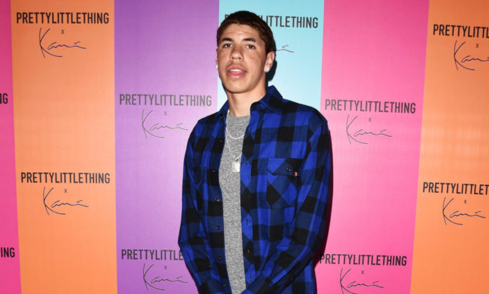 LaMelo Ball at the PrettyLittleThing x Karl Kani Party in 2018