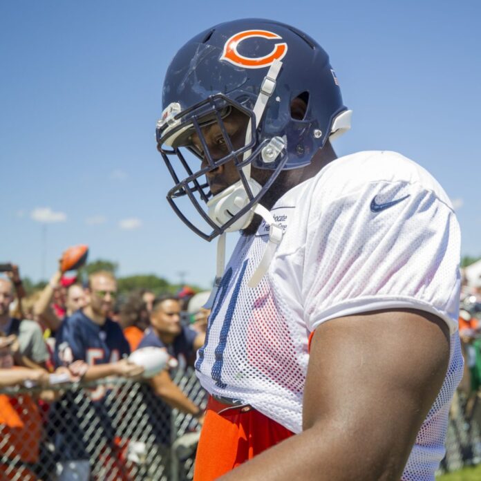 Eddie Goldman with Chicago Bears in 2017