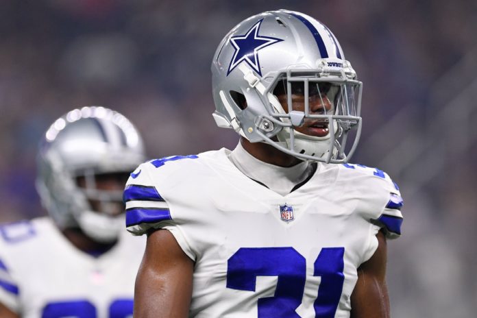 Byron Jones with the Dallas Cowboys in 2018