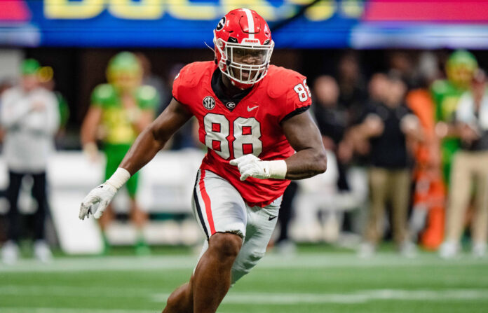 Georgia Bulldogs defensive lineman Jalen Carter in 2022