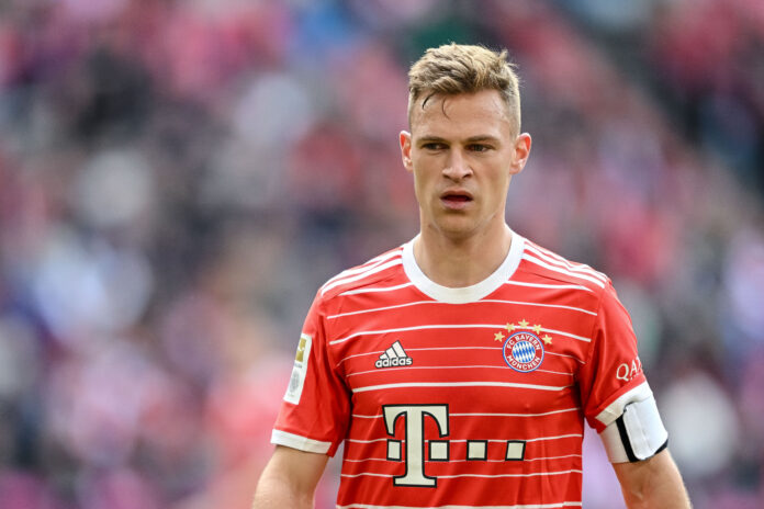 Joshua Kimmich of FC Bayern Muenchen in April 2023